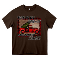 Chocolate Brown Christmas Movie Watching Blanket Heavy Core Tee - Bettercallsaul