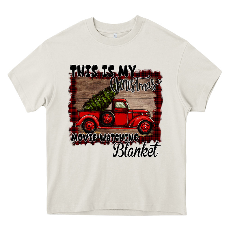 Christmas Movie Watching Blanket Heavy Core Tee by Bettercallsaul | Teevron