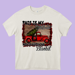 Christmas Movie Watching Blanket Heavy Core Tee Designed By Bettercallsaul