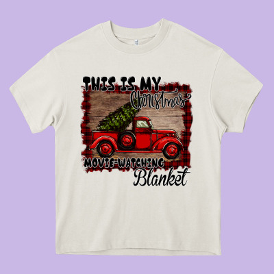 Christmas Movie Watching Blanket Heavy Core Tee Designed By Bettercallsaul