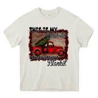 Cream Christmas Movie Watching Blanket Heavy Core Tee - Bettercallsaul
