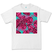 White breast cancer seamless pattern Premium Tee - texasbilliewilder