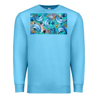 Ocean Blue dolphin  mug Premium Sweatshirt - BarkalooDesign