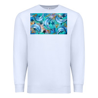 White dolphin  mug Premium Sweatshirt - BarkalooDesign