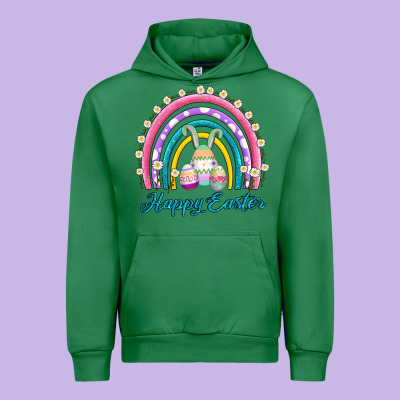Easter Egg Bunny Rainbow Urban Hoodie Designed By Adodesignshop