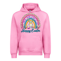Fuchsia Pink easter egg bunny rainbow Urban Hoodie - AdoDesignShop