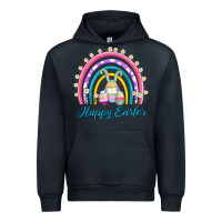 Navy easter egg bunny rainbow Urban Hoodie - AdoDesignShop