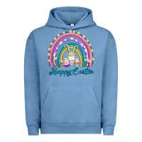 Pigment Pebble Blue easter egg bunny rainbow Urban Hoodie - AdoDesignShop