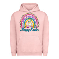 Pigment Salmon easter egg bunny rainbow Urban Hoodie - AdoDesignShop