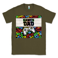 Army Green gamer dad Classic Tee - TumblerDesignByShophia