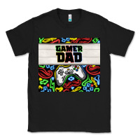 Black gamer dad Classic Tee - TumblerDesignByShophia