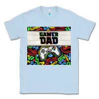 Dusty Blue gamer dad Classic Tee - TumblerDesignByShophia
