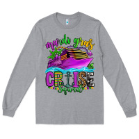 Heather Grey mardi gras cruise squad Long Sleeve Tee - OliviaCreatesArt
