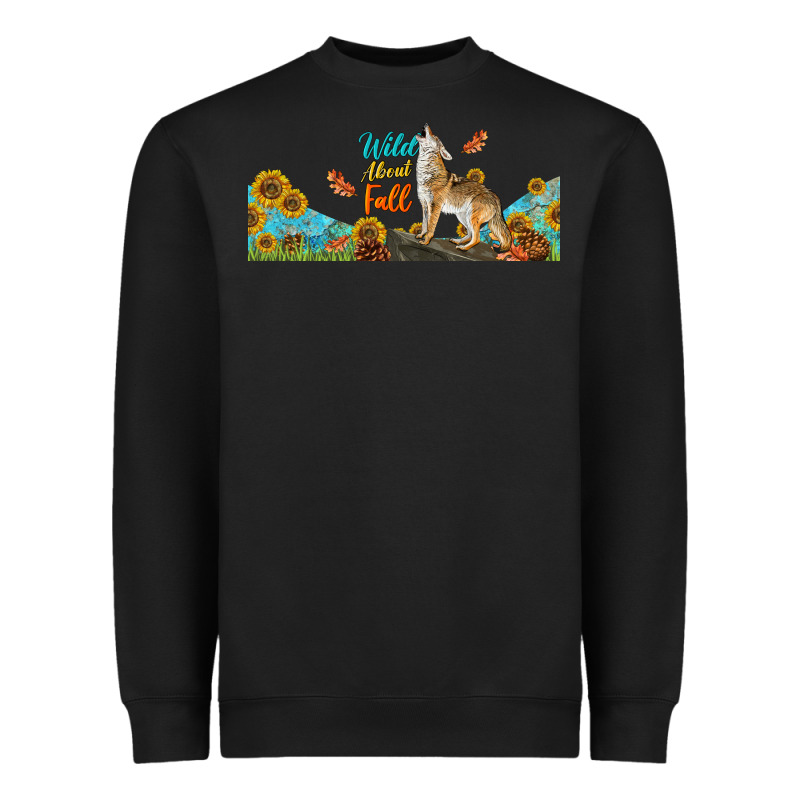 Wild About Fall Coyote Heavyweight Sweatshirt by LillyAllenDesigns | Teevron
