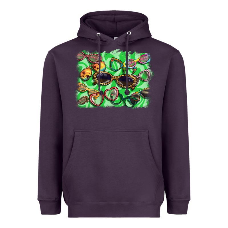 Sunglasses Background Heavyweight Hoodie by BarkalooDesign | Teevron