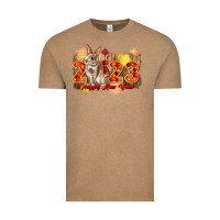 Vintage Coffee chinese new year 2023 rabbit year Vintage Tee - CowGirlArtShop