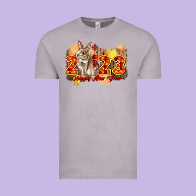 Chinese New Year 2023 Rabbit Year Vintage Tee Designed By Cowgirlartshop