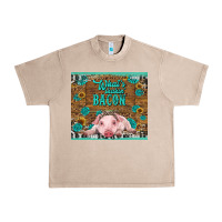 French Oak whats shakin bacon baby pig Urban Heavy Tee - RanaPortraitStore