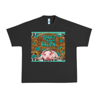 Pigment Black whats shakin bacon baby pig Urban Heavy Tee - RanaPortraitStore
