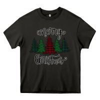 Asphalt Merry Christmas Trees Heavy Core Tee - Bettercallsaul