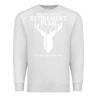 Oatmeal Heather Hunting Retirement Plan Funny Elk Deer Retired Hunter Gift Premium Sweatshirt - longCreatives