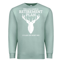 Seafoam Hunting Retirement Plan Funny Elk Deer Retired Hunter Gift Premium Sweatshirt - longCreatives