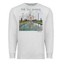 Dove Grey india agra taj mahal mausoleum travel tourist Premium Sweatshirt - longCreatives