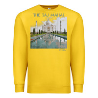 Lemon india agra taj mahal mausoleum travel tourist Premium Sweatshirt - longCreatives