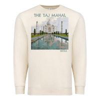 Sandshell india agra taj mahal mausoleum travel tourist Premium Sweatshirt - longCreatives