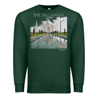 Sports Green india agra taj mahal mausoleum travel tourist Premium Sweatshirt - longCreatives