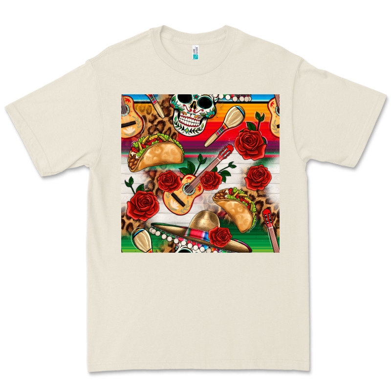 Mexican  Seamless Pattern Premium Tee by texasbilliewilder | Teevron