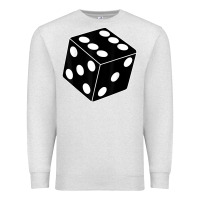 Oatmeal Heather black gaming dice halloween costume cool quirky funny Premium Sweatshirt - longCreatives