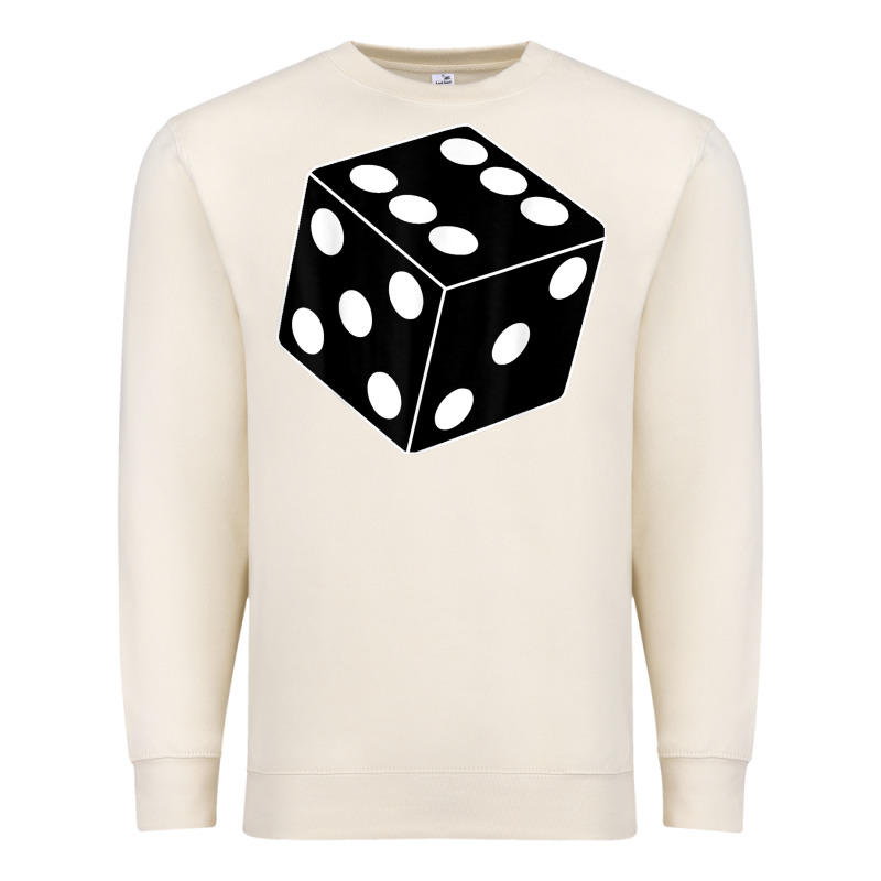 Black Gaming Dice Halloween Costume Cool Quirky Funny Premium Sweatshirt by longCreatives | Teevron