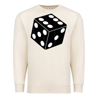 Sandshell black gaming dice halloween costume cool quirky funny Premium Sweatshirt - longCreatives