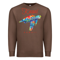 Chestnut kauai hawaii watercolor sea turtle souvenir Premium Sweatshirt - longCreatives