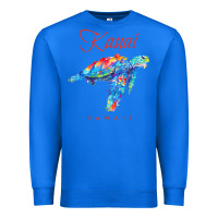 True Royal kauai hawaii watercolor sea turtle souvenir Premium Sweatshirt - longCreatives