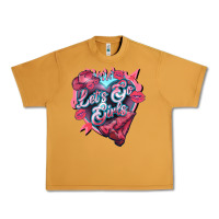 Peanut Butter Let's go girls pink Valentine's Day Urban Heavy Tee - HowdyJamesFarm