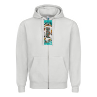 Dove Grey mimi sunflower cowhide leopard  pen wrap Zipper Hoodie - Artiststas
