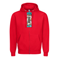 Red mimi sunflower cowhide leopard  pen wrap Zipper Hoodie - Artiststas