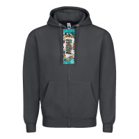 Smoke mimi sunflower cowhide leopard  pen wrap Zipper Hoodie - Artiststas