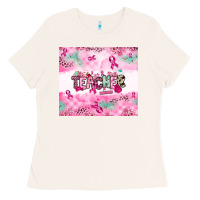 Bone Breast Cancer Teacher Ladies Tee - NancyCooperArtShop