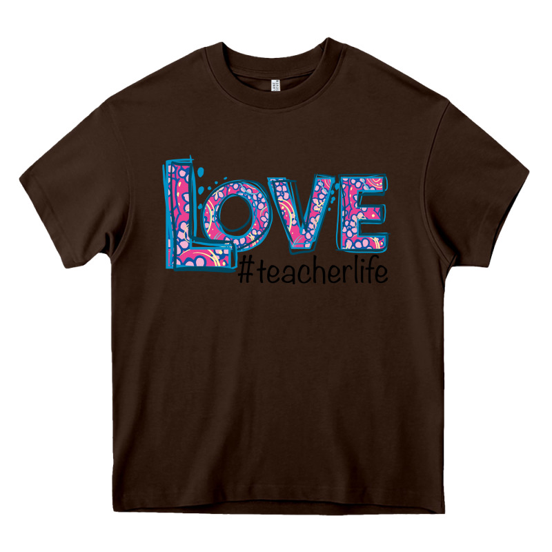 Love Teacher Life Heavy Core Tee by Bettercallsaul | Teevron