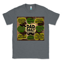 Charcoal Heather dad daily affirmations Classic Tee - TumblerDesignByShophia