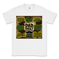 White dad daily affirmations Classic Tee - TumblerDesignByShophia