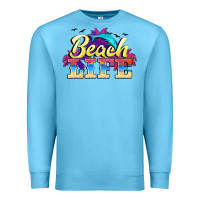 Ocean Blue beach life Premium Sweatshirt - BarkalooDesign