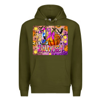 Army Green 1st Halloween Premium Hoodie - CowhideDigitalArt