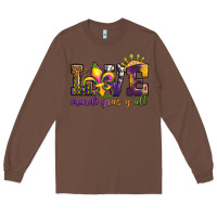 Chestnut love. ardi gras y'all Long Sleeve Tee - OliviaCreatesArt