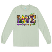 Matcha love. ardi gras y'all Long Sleeve Tee - OliviaCreatesArt