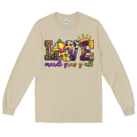 Mushroom love. ardi gras y'all Long Sleeve Tee - OliviaCreatesArt