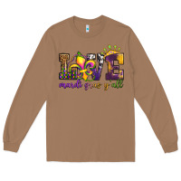 Toasted Coconut love. ardi gras y'all Long Sleeve Tee - OliviaCreatesArt
